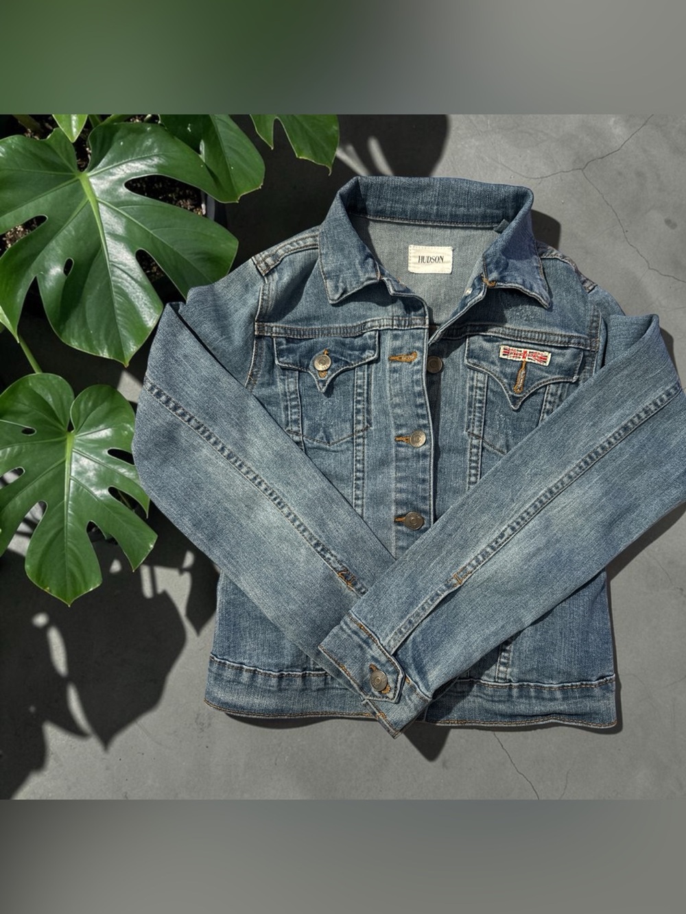 Hudson Jeans Light Blue Denim Trucker Jacket XS